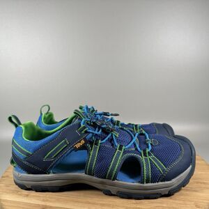 S Teva Manatee Sandals Boys Youth 7 Mesh Blue Enclosed Toe‎ Hiking Youth